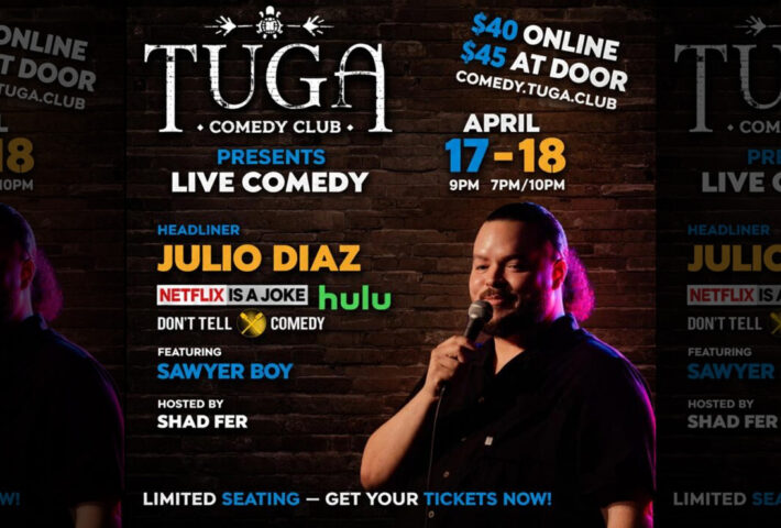 TUGA Comedy Club Presents HEADLINER: JULIO DIAZ