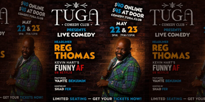 TUGA COMEDY CLUB PRESENTS REG THOMAS